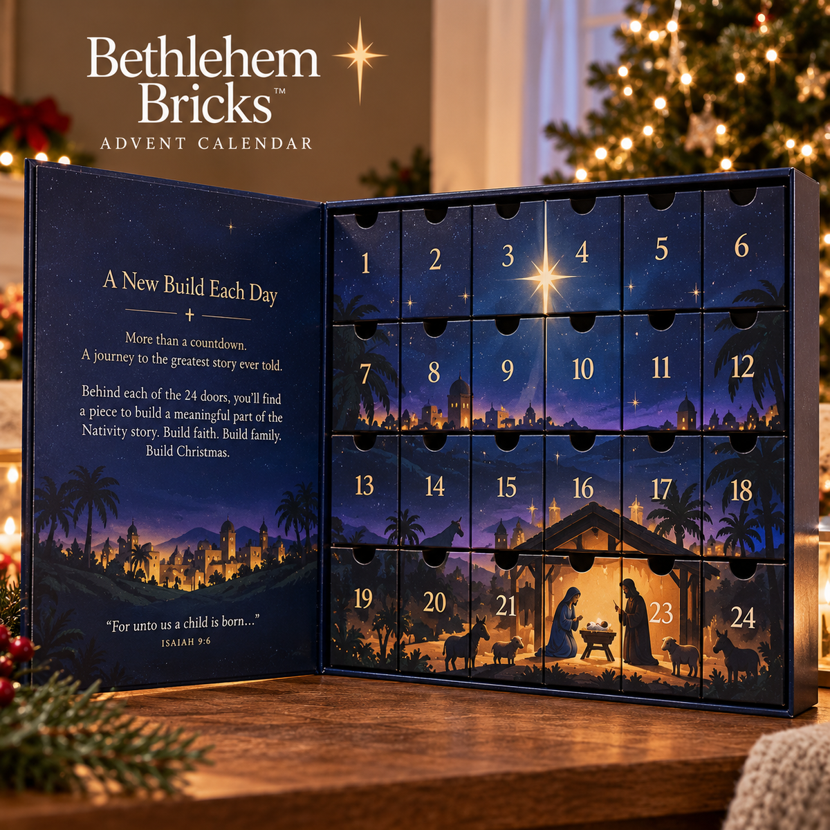 Bethlehem Bricks™ 24-Day Advent Calendar